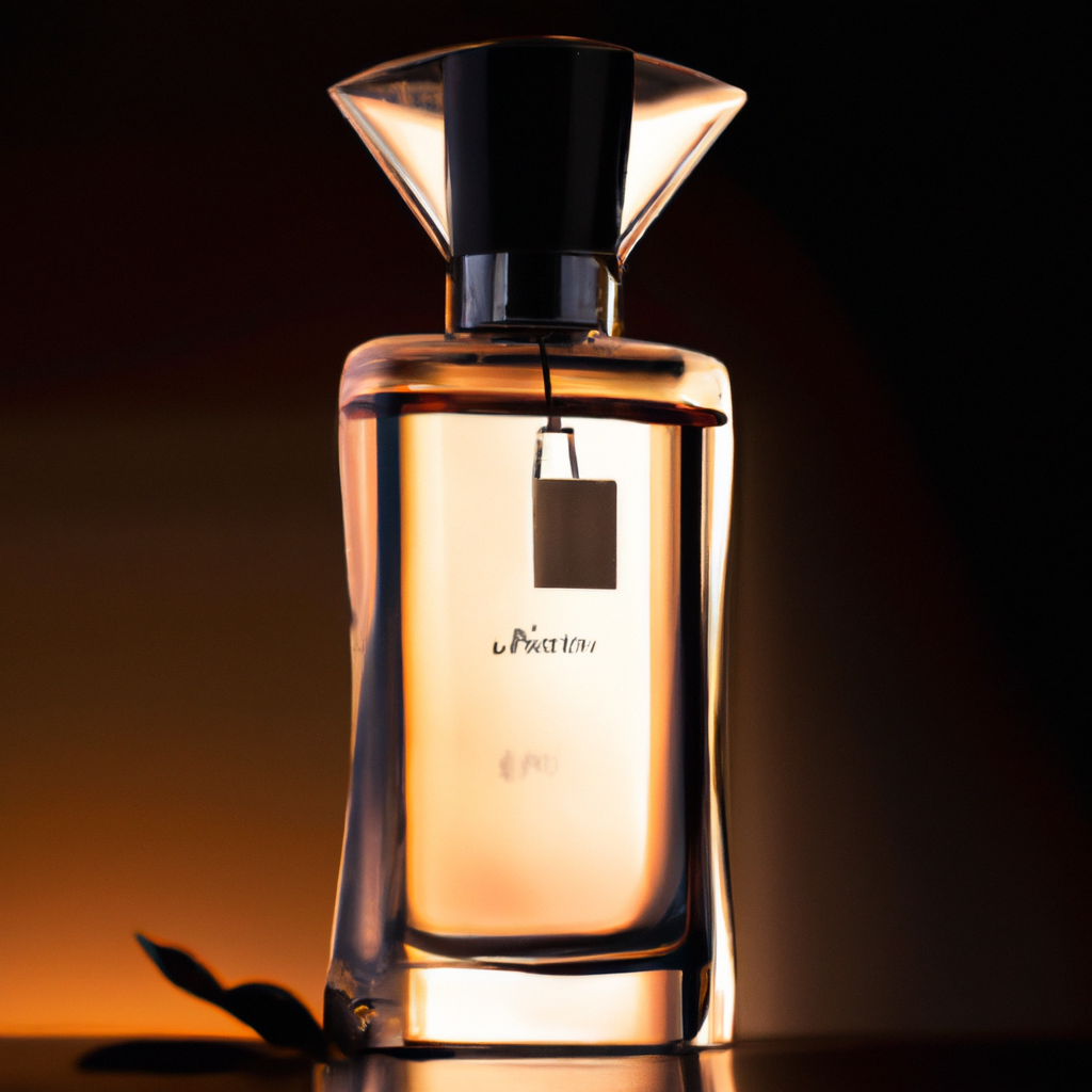 Producto de perfume con reflejos controlados