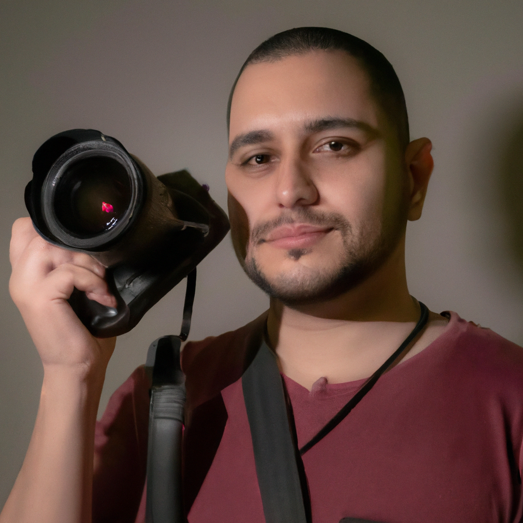 Retrato de Diego, fotógrafo principal